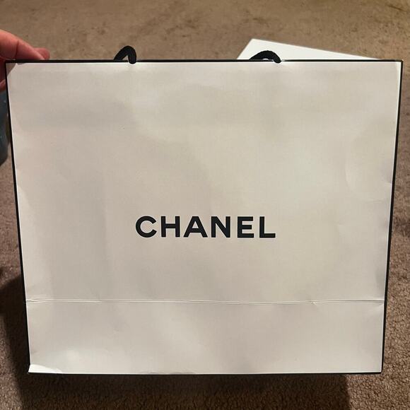 Chanel White Empty Cologne Box and Bag - Picture 5 of 8